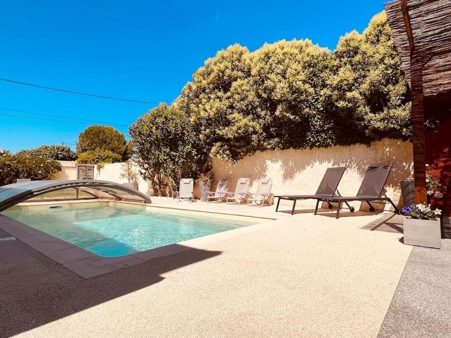Villa Individuelle Familiale 4 A 12 Couchages Cuxac-dʼAude المظهر الخارجي الصورة
